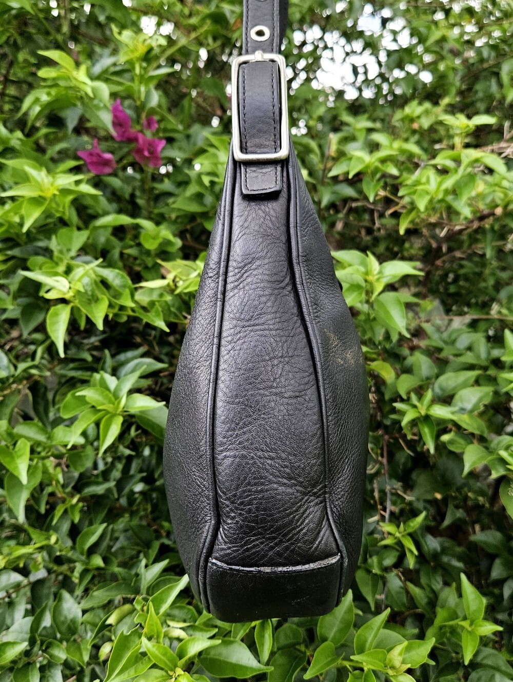 Vintage Coach Zoe Hobo 9342 Black Leather Shoulder Bag Y2K 2002 - Picture 3 of 12